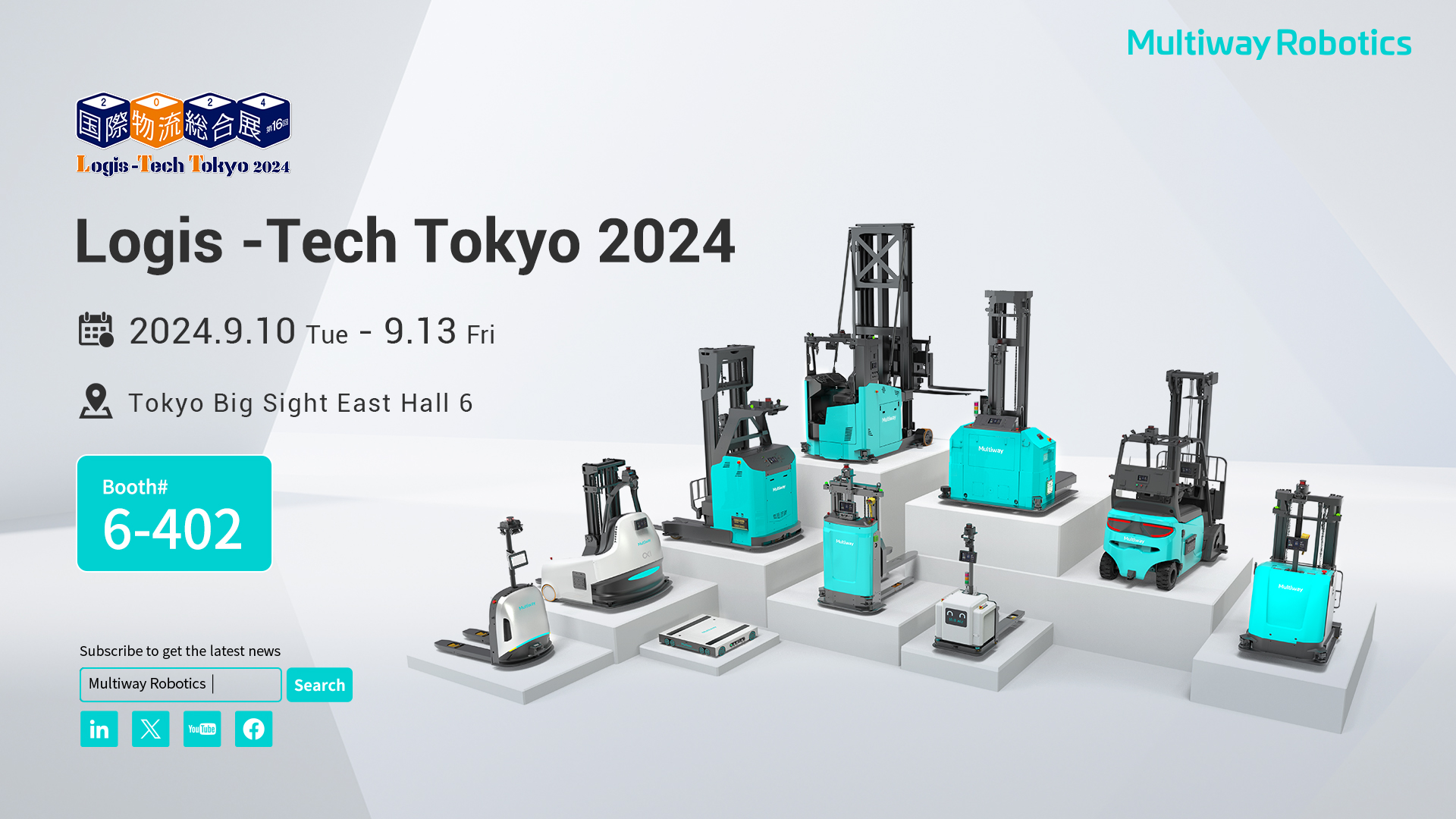 Logis-Tech Tokyo 2024 Ausstellung