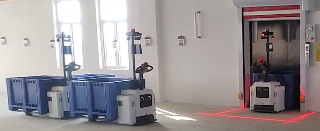 AGV Gabelstapler X20 für Feuerwehrlager
